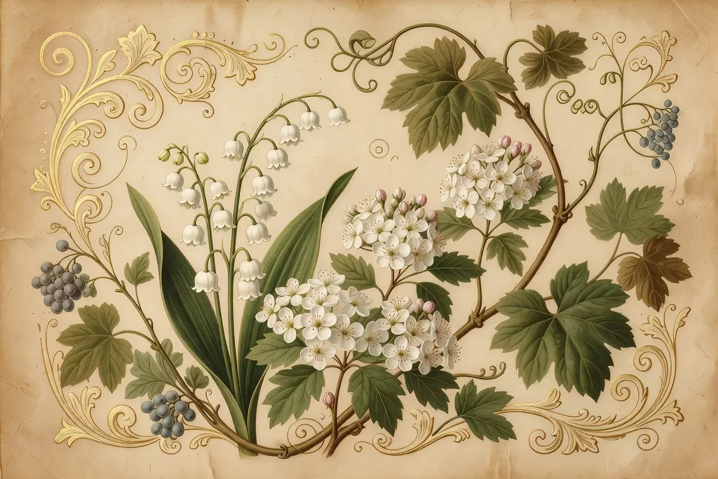 Vigne en fleur sous le givre tardif de la mi-mai en Bourgogne